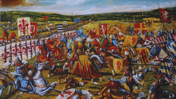 Luca Ferrotti, la battaglia di Campaldino del 1289