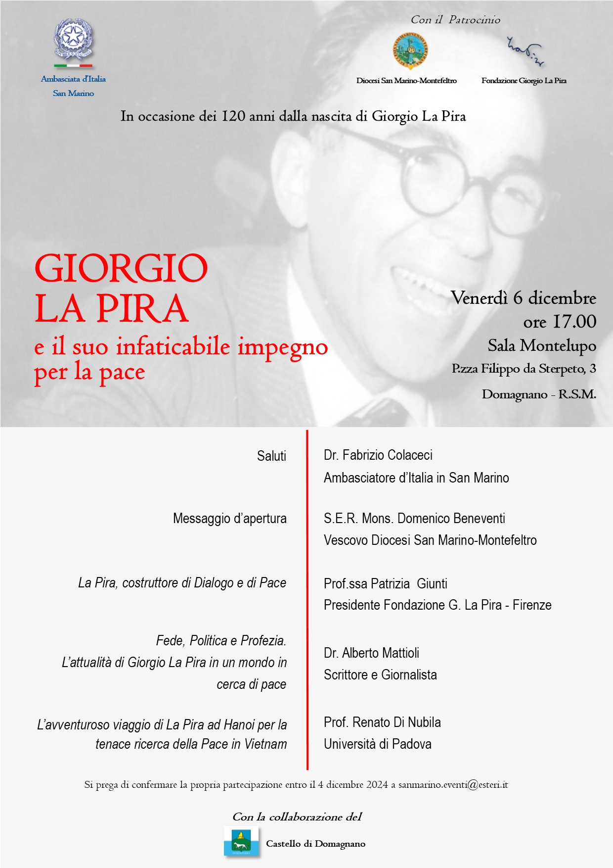 Conferenza Giorgio La Pira