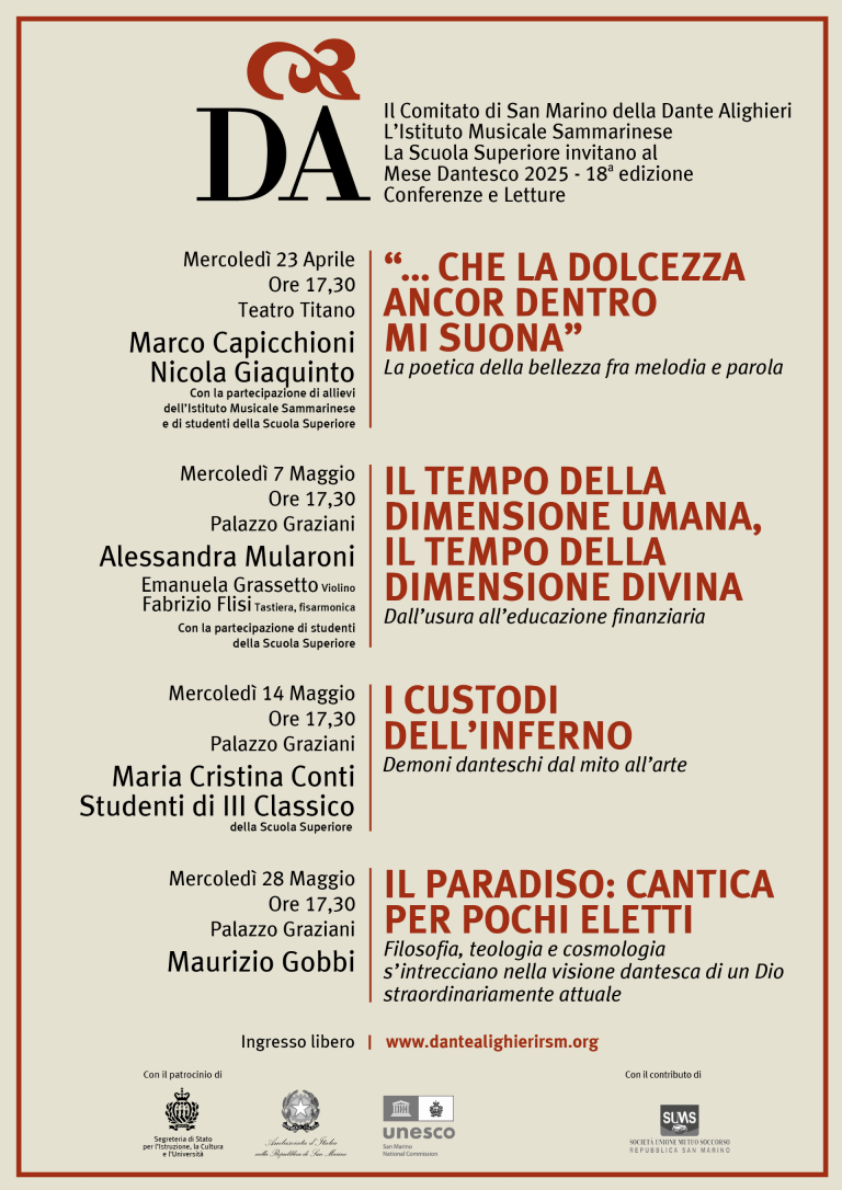 Locandina Mese Dantesco 2025